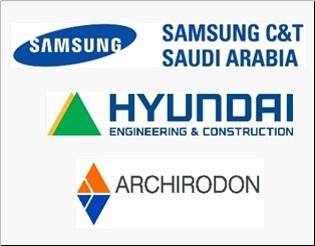 Samsung and Hyundai and Archirodon Co.
